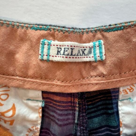 Tommy Bahama NWT mens weave master relax linen plaid multicolor short size 32 - Picture 6 of 9